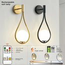 GobekUsa Black Battery Operated Wall Sconces With Remote
