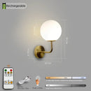 GobekUsa Black Battery Operated Wall Sconces With Remote
