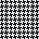 Black, Bianco Dolomiti Multi Finish Zig-zag Marble Mosaics 12x12