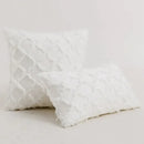 Black boho lumbar pillow cover bedroom textured woven decor by Decorbites