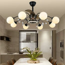 GobekUsa Branch LED Ceiling Fan Lights with Remote Control for Home, Bedroom, Dining Room