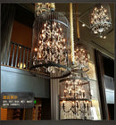 GobekUsa Iron Birdcage Crystal Chandelier: Spherical Pendant Light for Home Decor