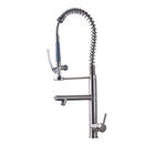 GobekUsa Black Bronze Kitchen Mixer Faucet with 360 Rotation - Single Handle Sink Tap