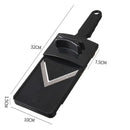 Black cabbage grater and shredder kitchen slicer by Decorbites