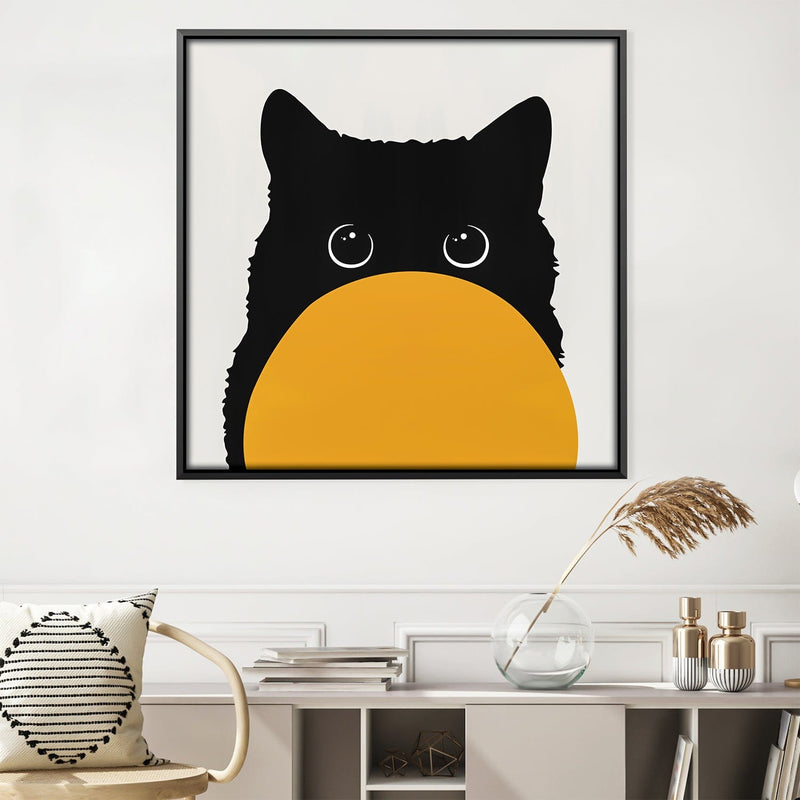 Black Cat 1 Canvas