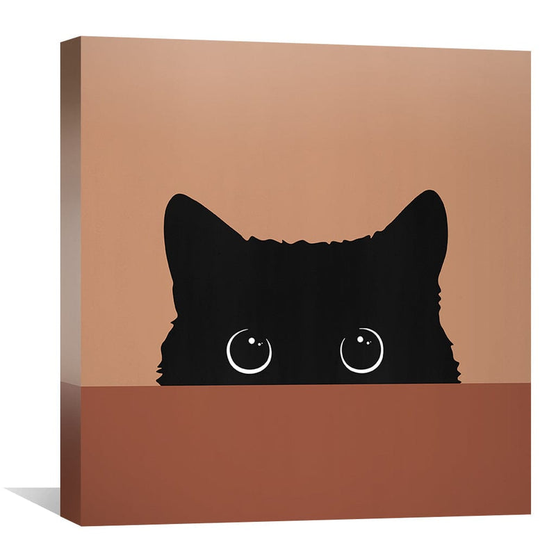 Black Cat 2 Canvas