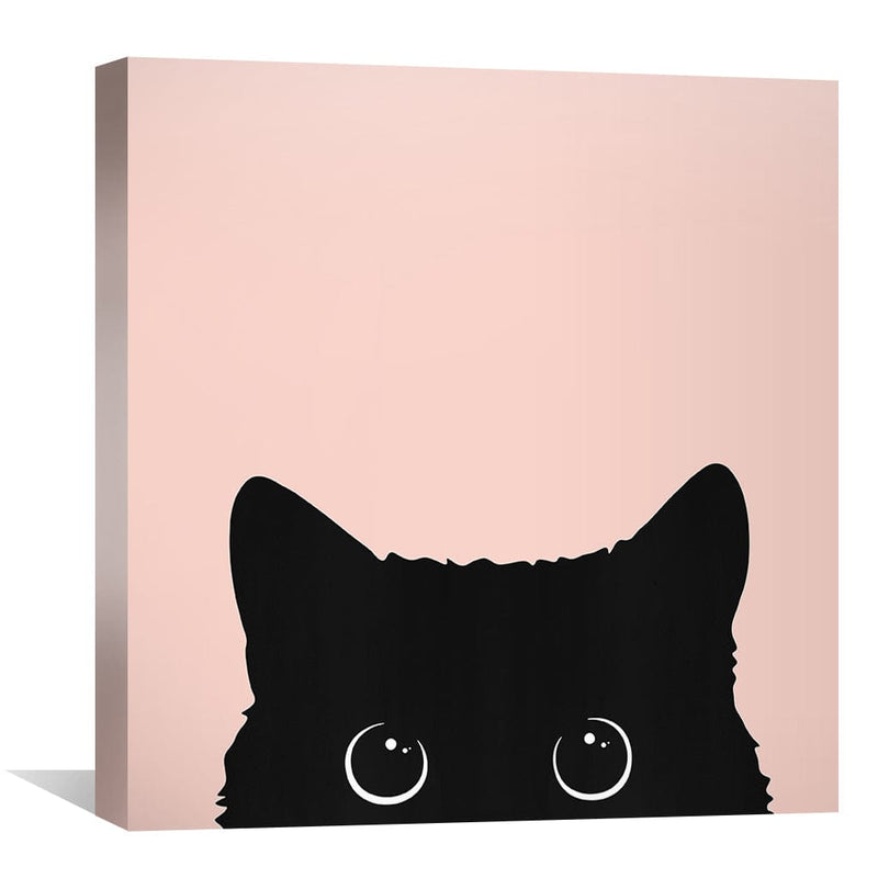 Black Cat 3 Canvas