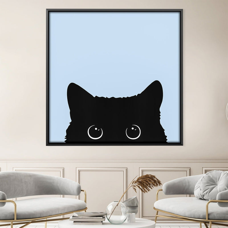 Black Cat 4 Canvas