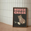 Quirky red black cat wall art canvas – living room toast decor