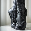 GobekUsa Ballet Shoes Vase: Realistic Dancer Portrait Sculpture for Home Decoration