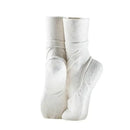 GobekUsa Ballet Shoes Vase: Realistic Dancer Portrait Sculpture for Home Decoration
