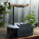 GobekUsa Ceramic Water Fountain Lucky Feng Shui Living Room Water Feature