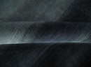Wool Southwestern Lori Striped Area Rug 5x7 - Black Charcoal Gray