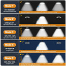 GobekUsa 180LED Solar Shed Light with Remote, 5 Modes for Yard, Garage, Gazebo