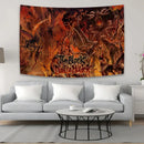 Black dahlia murder metal band tapestry studio wall decor by Decorbites