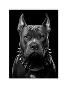 GobekUsa Black Doberman Dog Canvas Poster Art