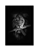 GobekUsa Black Doberman Dog Canvas Poster Art