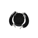 Black espresso machine brewing head cleaner set with spoon kitchen brush by Decorbites