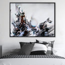 Black Flames Canvas
