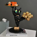 GobekUsa French Bulldog Butler Decor: Dog Statue, Storage Box, Home Ornament Gift