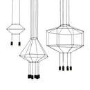 GobekUsa Designer Nordic Ceiling Chandelier for Home Decor and Living Room Lighting