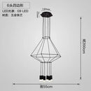 GobekUsa Designer Nordic Ceiling Chandelier for Home Decor and Living Room Lighting
