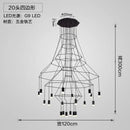 GobekUsa Designer Nordic Ceiling Chandelier for Home Decor and Living Room Lighting