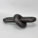 GobekUsa Black Geometric Resin Ornament Ring Decor Home Figurine