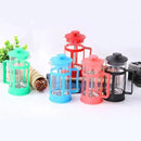 Black glass 350ml french press kitchen coffee and tea maker by Decorbites