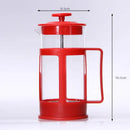 Black glass 350ml french press kitchen coffee and tea maker by Decorbites
