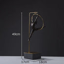 GobekUsa Gymnastic Acrobat Resin Sculpture Ornaments for Living Room Decor