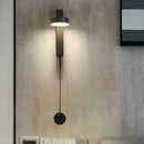 GobekUsa Black/Gold LED Flush Mount Wall Sconce - Sleek & Stylish Metallic Wall Lighting Fixture