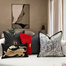 GobekUsa Embroidery Pillow Covers 50cm x 50cm Decorative Home Hotel Pillow Case