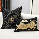 GobekUsa Embroidery Pillow Covers 50cm x 50cm Decorative Home Hotel Pillow Case