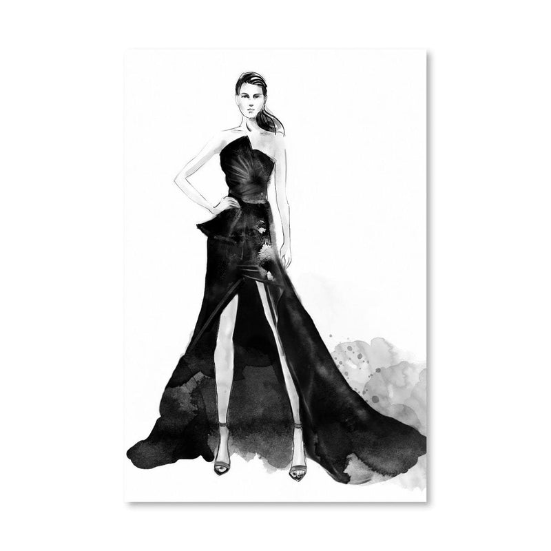 Black Gown Canvas