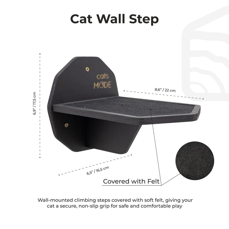 Wooden Hexagon Step - Black, photo 4 of 4