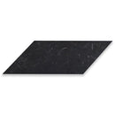 Black Honed Chevron Marble Tiles 5x17