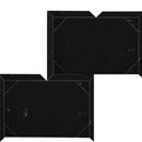 Black Honed Desing Bm 103 Waterjet Marble Mosaics 12 1/4x16 3/16