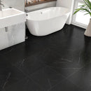 Black Honed Marble Tiles 18x18