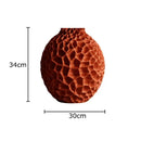 GobekUsa Honeycomb Texture Vase for Artificial Flower Arrangement