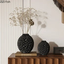 GobekUsa Honeycomb Texture Vase for Artificial Flower Arrangement