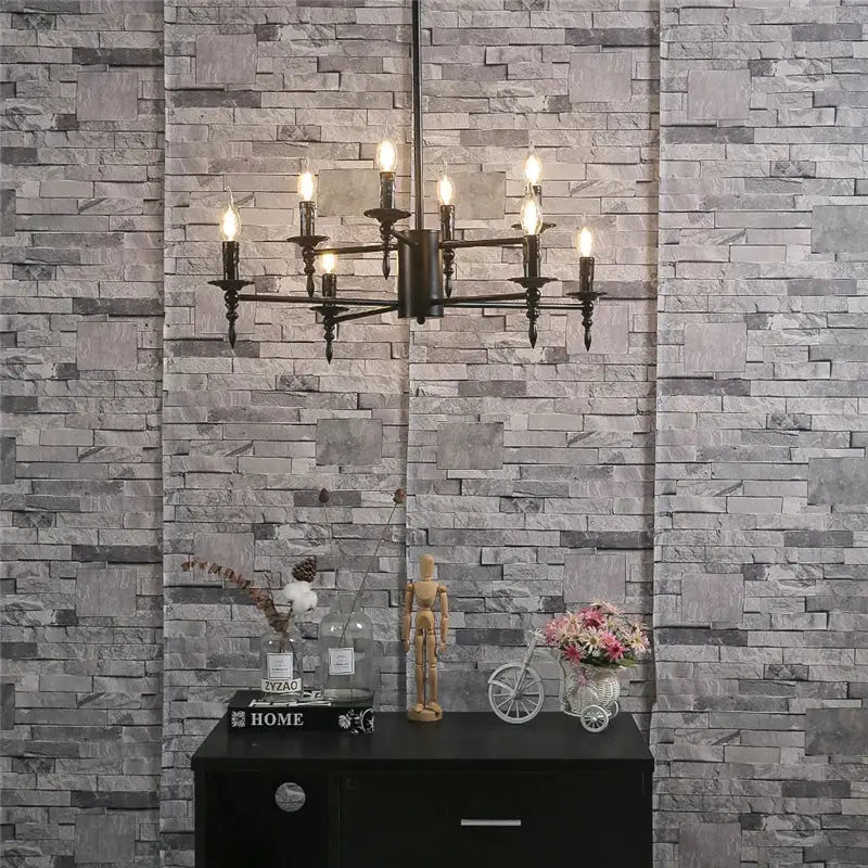 GobekUsa Iron Art LED Candle Chandelier Pendant Light for Living Room & Kitchen, photo 4 of 8