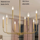 GobekUsa Iron Branch Chandelier LED Pendant Light - Elegant Home Decor
