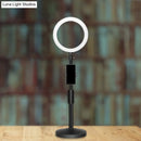 GobekUsa Black LED Make-Up Lamp with Phone Holder and Flash Light