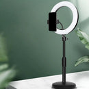 GobekUsa Black LED Make-Up Lamp with Phone Holder and Flash Light