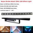 GobekUsa 12X5W LED Wall Wash Bar Light: DMX Line Bar Dj Lighting Strobe Beam Effect