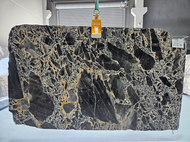 Black Leopard Marble Slab, Polished 2 cm, lot photo 5