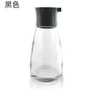 Black & lime green 170ml seasoning bottle set kitchen glass dispenser by Decorbites