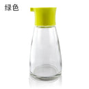 Black & lime green 170ml seasoning bottle set kitchen glass dispenser by Decorbites