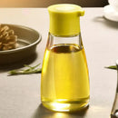 Black & lime green 170ml seasoning bottle set kitchen glass dispenser by Decorbites